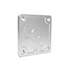 Builtright Industries 110015 | BuiltRight Industries 2020 Jeep Gladiator Bed Plug Plate Cover (Alum) - Silver; 2020-2024 Alternate Image 5