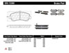 Stoptech 309.13380 | StopTech Sport Brake Pads Nissan Rogue Select S 5th Digit in VIN, Front; 2014-2015 Alternate Image 1