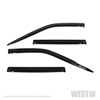 Westin 72-37448 | 2018-2019 Ford Expedition Wade Slim Wind Deflector 4pc - Smoke; 2018-2022 Alternate Image 1