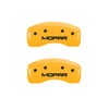 MGP 32015SMOPYL | 4 Caliper Covers Engraved Front & Rear Mopar Yellow Finish Black Char 2005 Chrysler Sebring; 2004-2006 Alternate Image 6