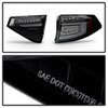 SPYDER 5086747 | Spyder 08-14 Subara Impreza WRX Hatchback LED Tail Lights Seq Signal Blk Smoke ALT-YD-SI085D-SEQ-BSM; 2008-2014 Alternate Image 5