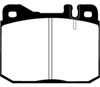 EBC dp3261c | 76-79 Mercedes-Benz 230 Redstuff Front Brake Pads; 1976-1979 Alternate Image 1