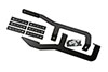 Dee Zee dz15328r | Deezee 19-21 Ford Transit Van Running Board Rough Step Bracket Kit (Rear Step); 2019-2021 Alternate Image 1