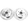 PowerStop jbr1738xpr | Power Stop 2019 Lexus ES350 Rear Evolution Drilled & Slotted Rotors - Pair; 2019-2022 Alternate Image 2