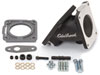 Edelbrock 38353 | EFI Throttle Body Adaptor (Elbow) Ford Mustang 94-95 w/ Black Mini Texture Powder Coat; 1994-1995 Alternate Image 1