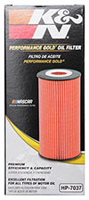 K&N Engineering hp7037 | K&N Ford / Lincoln 1.938in OD x 5.5in H Oil Filter Alternate Image 2