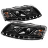 SPYDER 5029416 | Spyder Audi A6 ( Non Quattro with AFS ) DRL LED Projector Headlights - Black - (PRO-YD-ADA605-DRL-BK); 2005-2007 Alternate Image 2