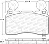 Stoptech 308.14741 | StopTech Street Brake Pads Chevrolet SS, Front; 2014-2017 Alternate Image 1