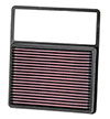 K&N Engineering 335001 | K&N 13-14 Ford Fusion Hybrid 2.0L F/I Replacement Air Filter; 2013-2014 Alternate Image 1