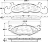 Stoptech 308.02190 | StopTech Street Brake Pads Plymouth Sundance Heavy Duty, Front; 1987-1987 Alternate Image 1