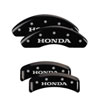 MGP 20076SVTCBK | 4 Caliper Covers Engraved Front & Rear Vtech Black finish silver ch; 2003-2010 Alternate Image 6