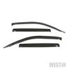 Westin 72-44480 | 2017 Honda Ridgeline Wade Slim Wind Deflector 4pc - Smoke; 2017-2017 Alternate Image 1