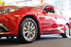 Rally Armor mf31-ur-rd/wh | 2014+ Mazda 3 Red Mud Flap W/ White Logo; 2014-2021 Alternate Image 3