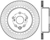 Stoptech 126.44189SL | StopTech Lexus GS350 Sport Slotted Brake Rotor, Rear Left; 2013-2015 Alternate Image 1