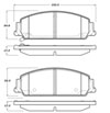 Stoptech 308.13510 | StopTech Street Brake Pads Pontiac G8, Front; 2008-2009 Alternate Image 1