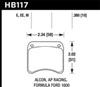 Hawk Performance HB117E.380 | Hawk AP Racing CP3696 Blue 9012 Race Brake Pads Alternate Image 1