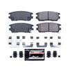 PowerStop z23-567 | Power Stop 92-00 Mitsubishi Montero Rear Z23 Evolution Sport Brake Pads w/Hardware; 1992-2000 Alternate Image 1