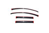 AVS 194141 | 07-14 Ford Edge Ventvisor In-Channel Front & Rear Window Deflectors 4pc - Smoke; 2007-2014 Alternate Image 1