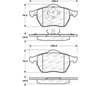 Stoptech 308.06870 | StopTech Street Brake Pads Audi TT Fr 3/99 - To 6/99, Front; 2000-2000 Alternate Image 1