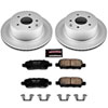 PowerStop crk6761 | Power Stop 11-19 Nissan Leaf Rear Z17 Evolution Geomet Coated Brake Kit; 2011-2019 Alternate Image 2