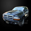 Amerihood DD97AHSSKFHW | Dodge Dakota SSK Style Functional Heat Extractor Vented Hood; 1997-2004 Alternate Image 1