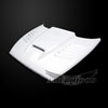 Amerihood DD98AHSSKFHW | Dodge Durango SSK Style Functional Heat Extractor Vented Hood; 1998-2003 Alternate Image 3