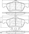 Stoptech 305.10470 | StopTech Street Select Brake Pads Ford Escape, Front; 2005-2008 Alternate Image 1