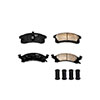 PowerStop 17506 | Power Stop 90-95 Buick Skylark Front Z17 Evolution Ceramic Brake Pads w/Hardware; 1990-1995 Alternate Image 1