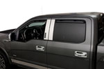 Putco 580065 | 17-20 Ford SuperDuty - CrewCab (Set of 4) Element Tinted Window Visors; 2017-2020 Alternate Image 3