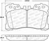 Stoptech 308.12820 | StopTech Street Brake Pads Lexus LS460, Front; 2007-2012 Alternate Image 1