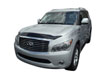 AVS 322040 | 11-13 Infiniti QX56 Aeroskin Low Profile Acrylic Hood Shield - Smoke; 2011-2013 Alternate Image 2