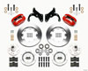 Wilwood 140-12022-r | Forged Dynalite Front Kit 12.19in Red 65-68 Chevy Impala -Drum Spindle; 1965-1968 Alternate Image 1