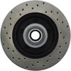 Stoptech 128.66025L | StopTech GMC C1500 Sport Cross Drilled Brake Rotor, Front Left; 1995-1999 Alternate Image 5