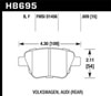 Hawk Performance HB695F.609 | Hawk 12 Audi A3 / 11-12 VW Golf GTI/Jetta S/Jetta SE/Jetta SEL/Jetta TDI HPS Street Rear Brake Pads; 2011-2012 Alternate Image 1