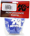 K&N Engineering 222020pl | K&N Yamaha WRB650/WB700/WRB700/WRA700 Blue Oval Straight Drycharger Air Filter Wrap Alternate Image 3