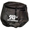 K&N Engineering rc5173dk | K&N Drycharger Round Tapered Black Filter Wrap Alternate Image 1