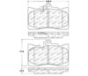 Stoptech 309.11180 | StopTech Sport Brake Pads Lexus IS350, Front; 2006-2015 Alternate Image 2