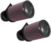 K&N Engineering e0658 | K&N 2014-2015 Audi R8 V10-5.2L F/I Drop In Air Filter (2 Per Box); 2014-2015 Alternate Image 2