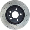 Stoptech 128.33088L | StopTech Audi S4 Sport Cryo Cross Drilled Rotor, Rear Left; 2004-2009 Alternate Image 4