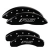 MGP 14033SRS5BK | 4 Caliper Covers Engraved Front & Rear Gen 5/RS Black finish silver ch; 2010-2015 Alternate Image 7