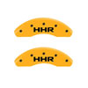 MGP 14230FHHRYL | 2 Caliper Covers Engraved Front & Rear HHR Yellow Finish Black Char 2010 Chevy HHR; 2006-2010 Alternate Image 1