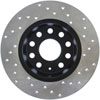 Stoptech 128.33131R | StopTech Volkswagen Golf Sport Cryo Cross Drilled Rotor, Rear Right; 2010-2018 Alternate Image 4