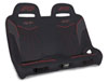 PRP Seats a4901-204 | PRP Polaris RZR XP4 1000/XP4 Turbo/XP4 Turbo S RST Rear Suspension Bench- Black/Red; 2014-2022 Alternate Image 1