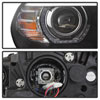 SPYDER 5085481 | Spyder 07-10 BMW X5 E70 (HID Models Only) Projector Headlights - Black PRO-YD-BMWE7007-AFSHID-BK; 2007-2010 Alternate Image 2