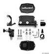 Wilwood 261-14963-bk | Compact Tandem M/C - 1in Bore - w/Bracket and Valve (Pushrod) - Black Alternate Image 1