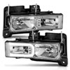 ANZO 111499 | 1999-2000 Cadillac Escalade Crystal Headlights; 1999-2000 Alternate Image 1