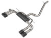 aFe 49-36442-c | MACHForce XP 3in-2.5in 304SS Exhaust Cat-Back 15-20 Audi S3 L4-2.0L (t) - Carbon Tips; 2015-2020 Alternate Image 1