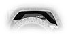 DV8 Offroad infend-04rb | 201+ Jeep Gladiator Rear Inner Fenders - Black; 2020-2022 Alternate Image 3