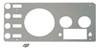 Kentrol 30412 | 77-86 Jeep CJ Gauge Cover - Polished Silver; 1977-1986 Alternate Image 1