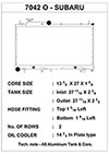CSF 7042O | 08-15 Subaru WRX/STI 2-Row Radiator w/Built-In Oil Cooler; 2008-2015 Alternate Image 6